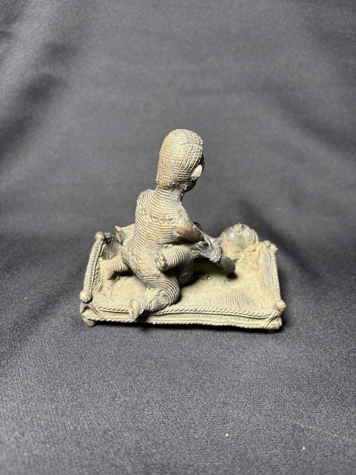 Handcrafted Dhokra Brass Tribal Sculpture - Traditional Indian Lost-Wax Art