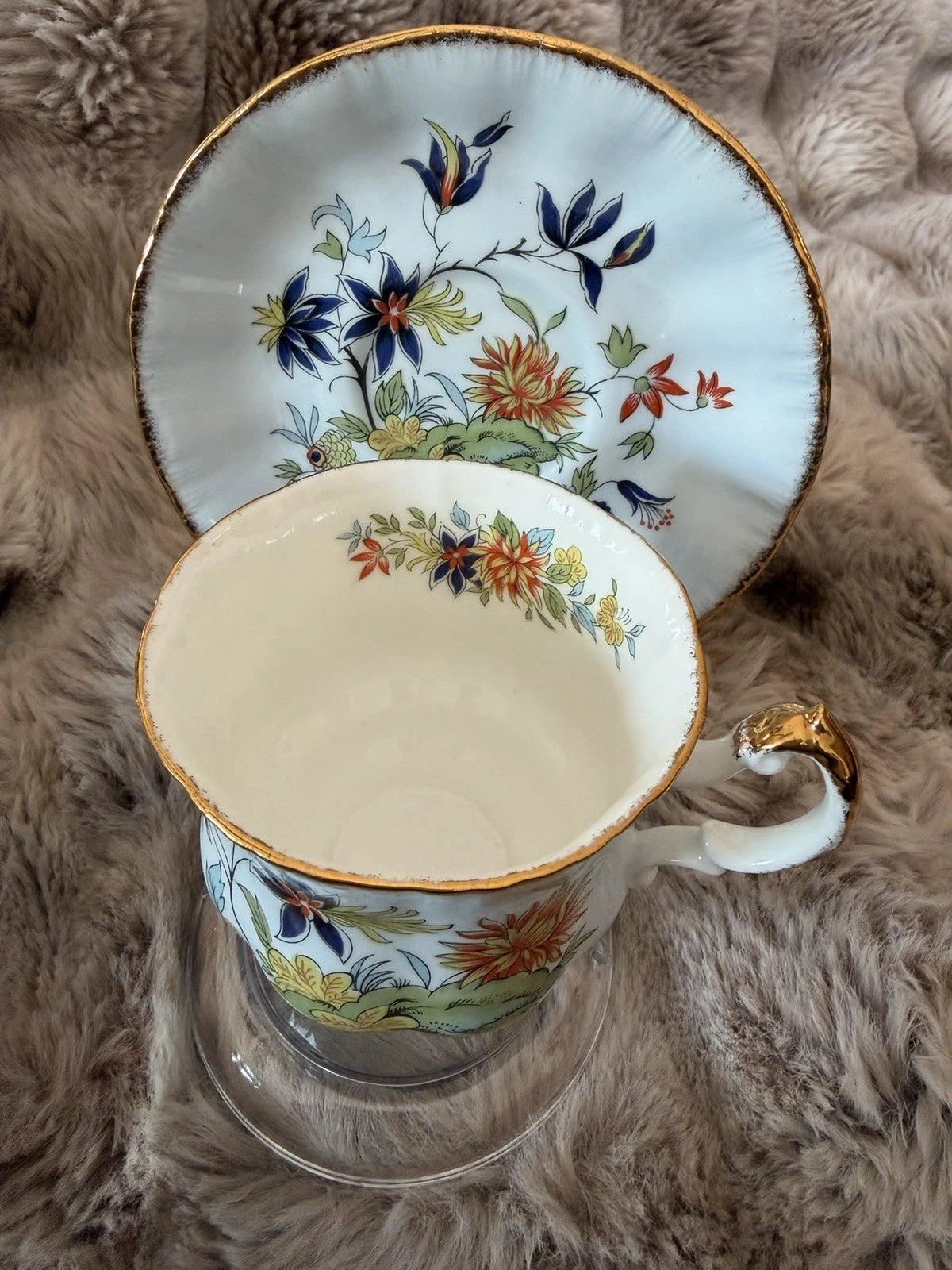 🌸 Paragon Fine Bone China Cup – Oriental Series “Ming” - Fine crack