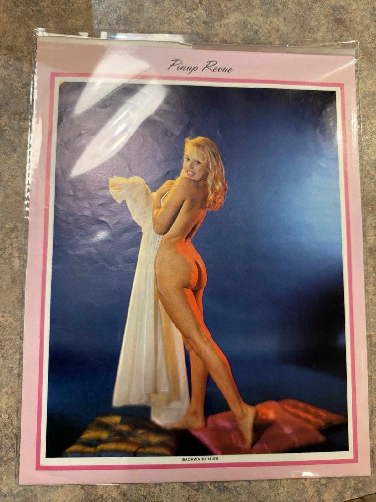 1968 Vintage Pin-Up Calendar Print – Glamour Model