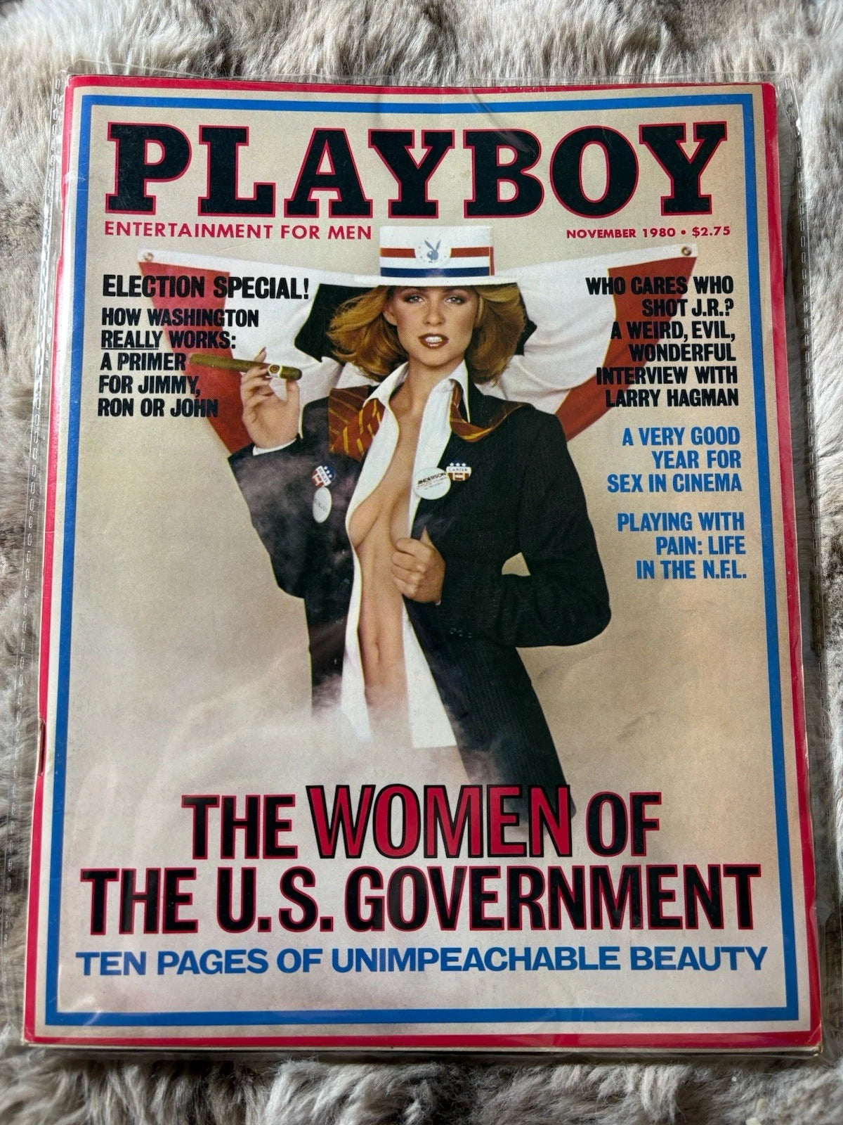 PLAYBOY NOVEMBER 1980 ELECTION SPECIAL W/CENTERFOLD VERY GOOD CONDITION