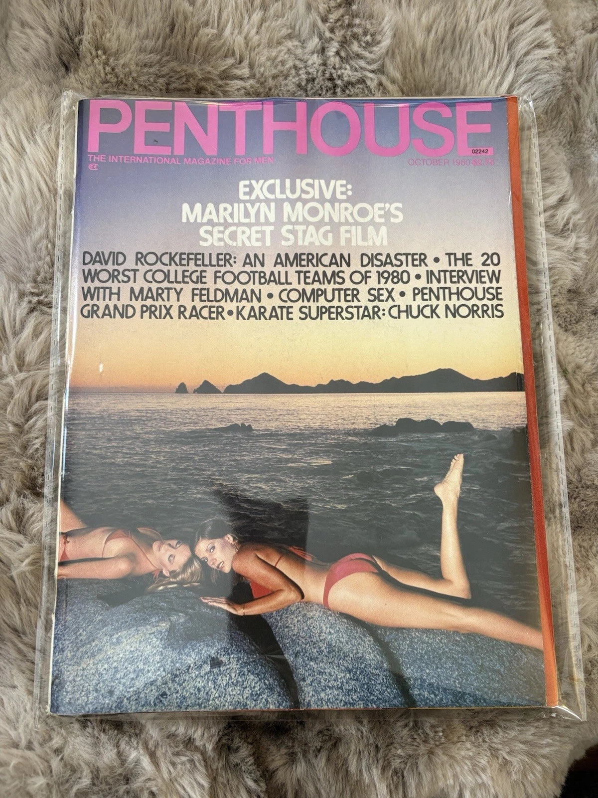 PENTHOUSE MAGAZINE - OCTOBER 1980 - Marilyn Monroe “Secret Stag Film”