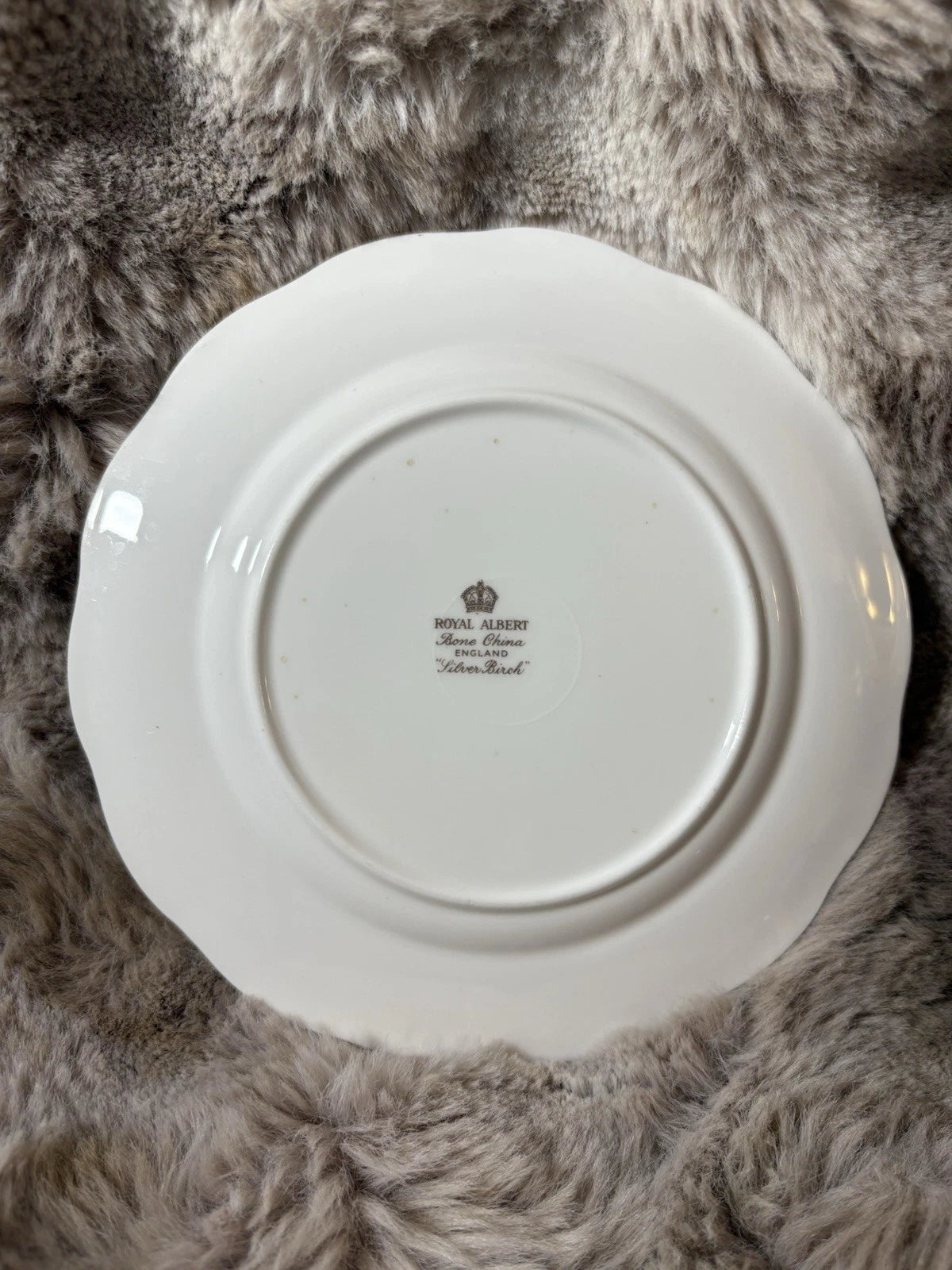 Royal Albert Silver Birch 6.25” Bread & Butter/Dessert Plate– Bone China England