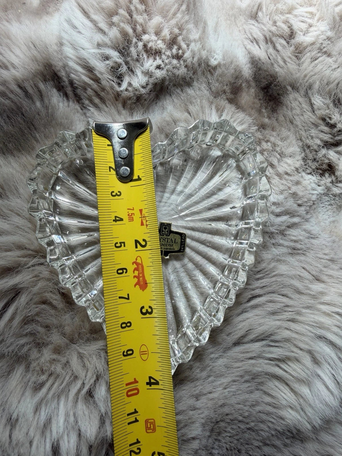 Crystal Heart Trinket Dish with Lid 💎