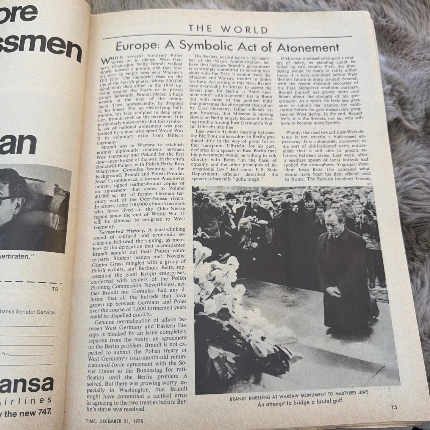Time Magazine December 21 1970