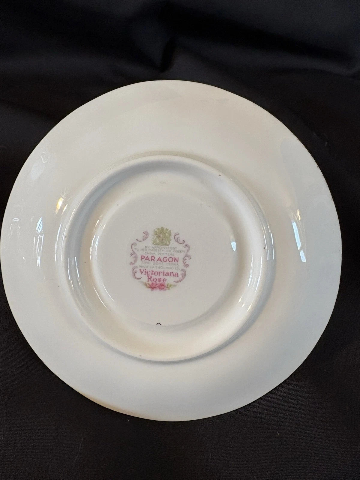 Vintage Paragon Victoriana Rose Teacup & Saucer England Bone China Gold Gilt