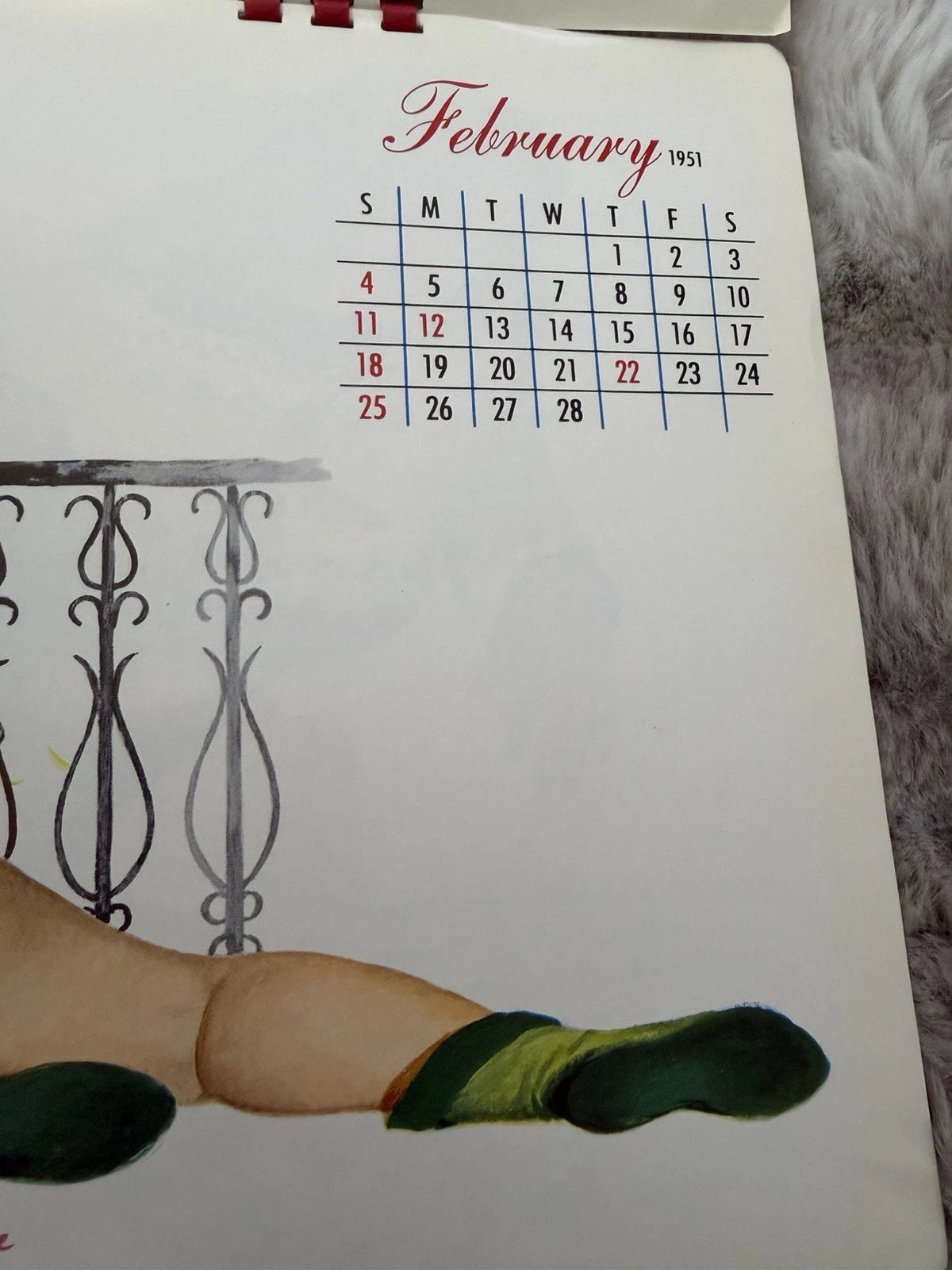 Original 1951 Esquire Girl Calendar – Al Moore Pin-Ups