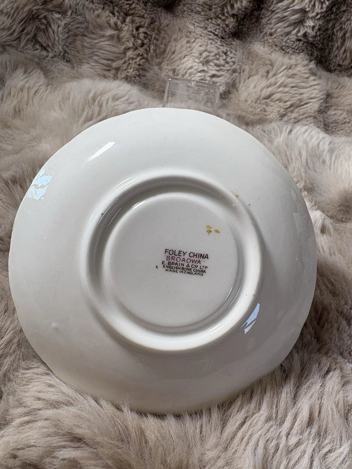 Vintage Foley China “Broadway” Bone China Tea Cup & Saucer - Pings