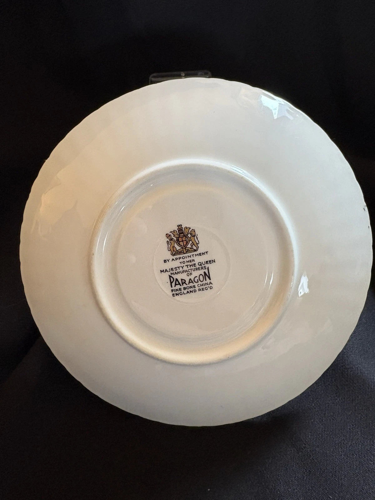 Vintage Paragon Bone China Teacup Saucer Blue Forget Me Not Floral England