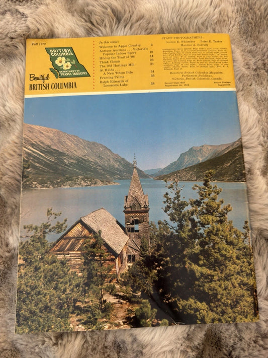 VINTAGE BEAUTIFUL BRITISH COLUMBIA MAGAZINE FALL 1977