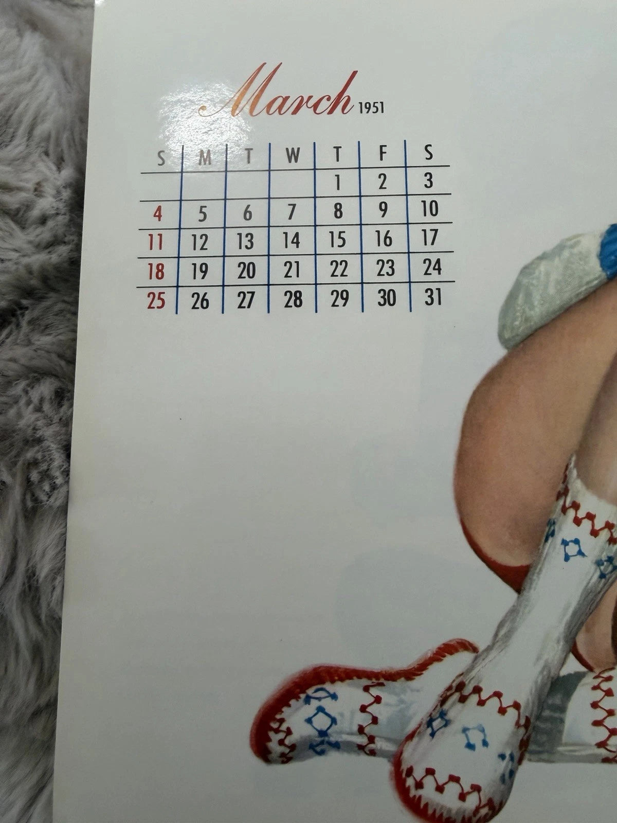 Original 1951 Esquire Girl Calendar – Al Moore Pin-Ups
