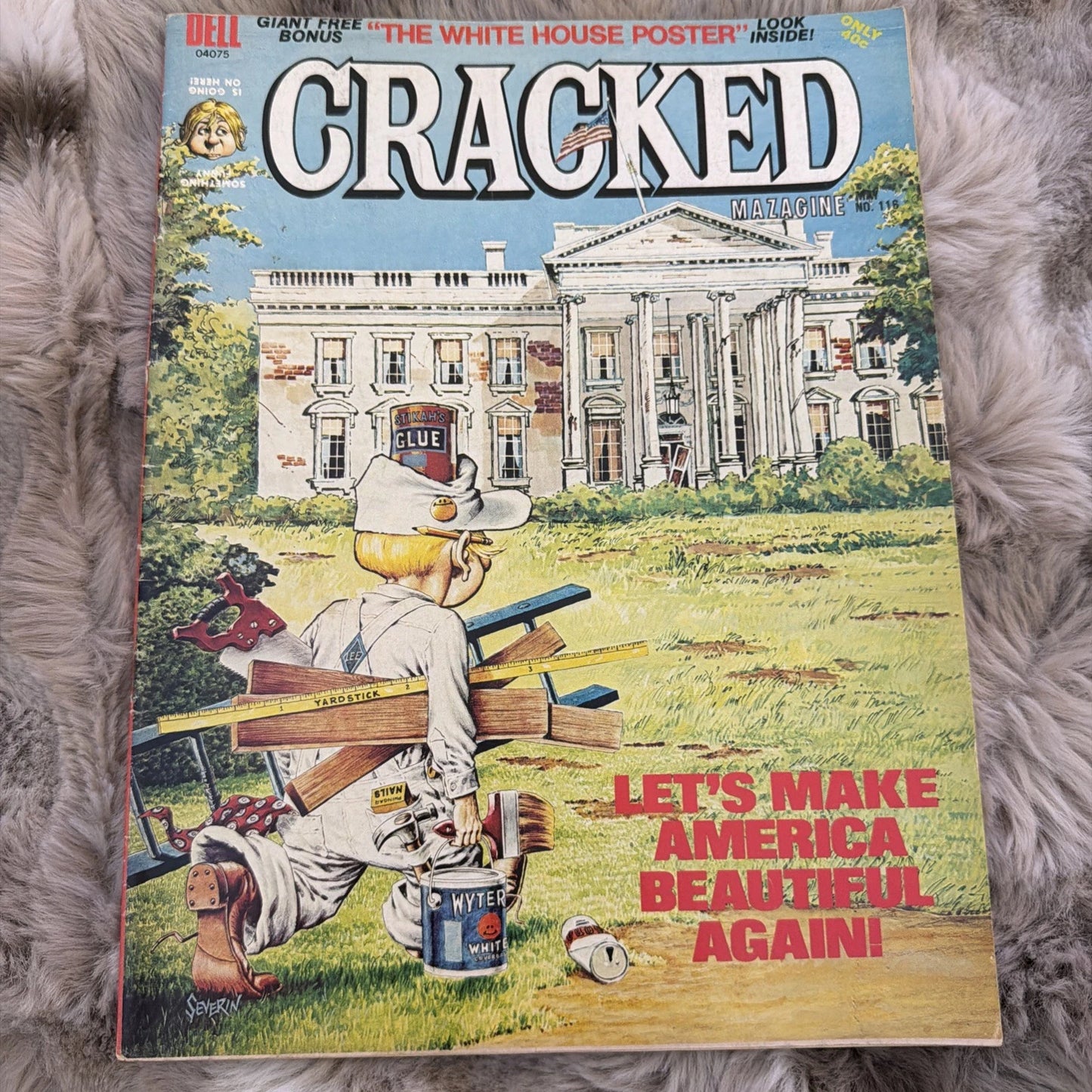 1974 May CRACKED Magazine, Let’s Make America Beautiful Again! (MH261)