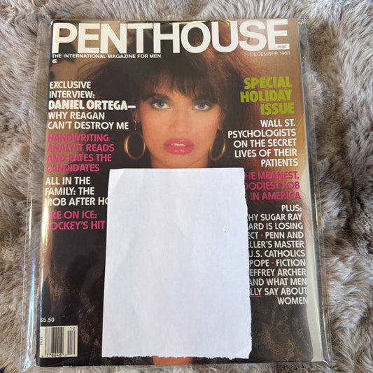Penthouse Magazine December 1988 Special Holiday Issue - Kimberly Taylor