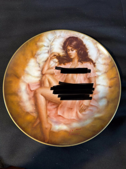 Vintage “Colleen” Collector Plate Vincent Hackett American Beauties