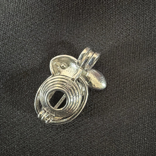 Bunny Necklace Charm – Rabbit Cage Pendant