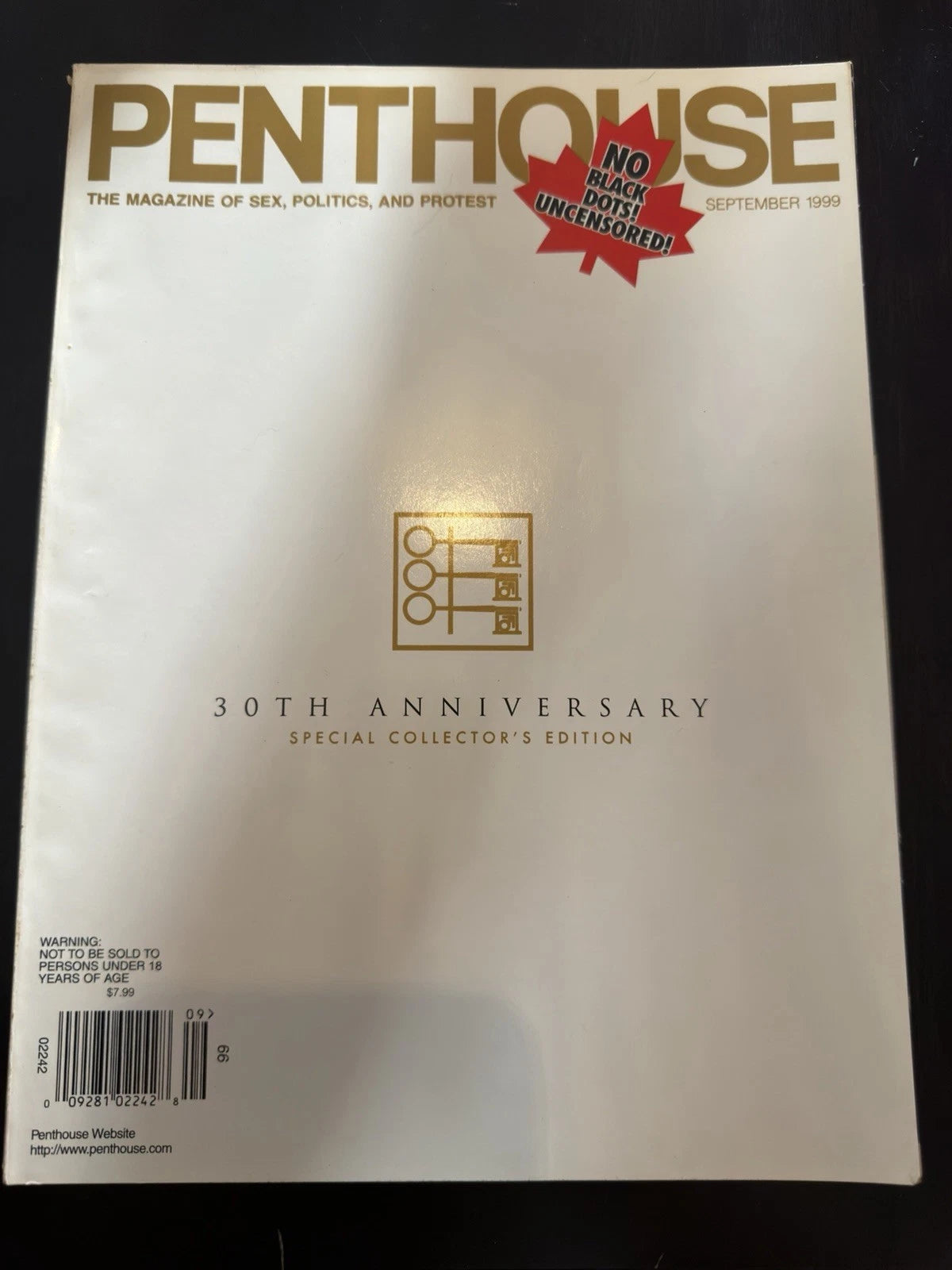 Penthouse September 1999 30th ANNIVERSARY SPECIAL COLLECTORS EDITION