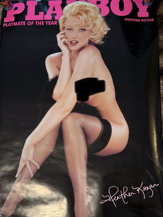 Vintage Playboy Poster - Heather Kozar
