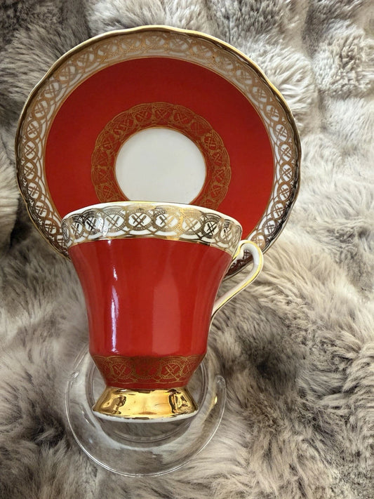 Royal Stafford Teacup And Saucer - Pings