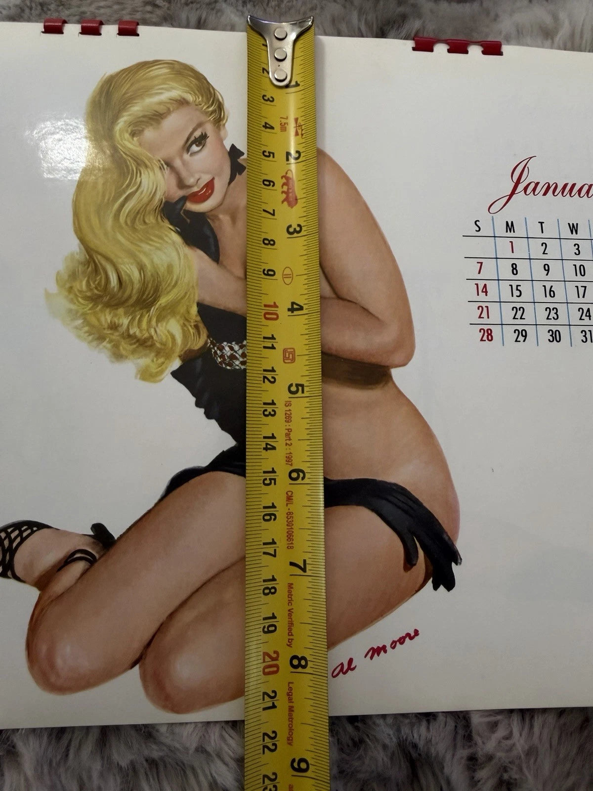 Original 1951 Esquire Girl Calendar – Al Moore Pin-Ups