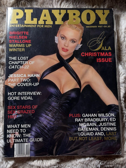 Vintage Playboy Magazine December 1987 - Christmas Issue