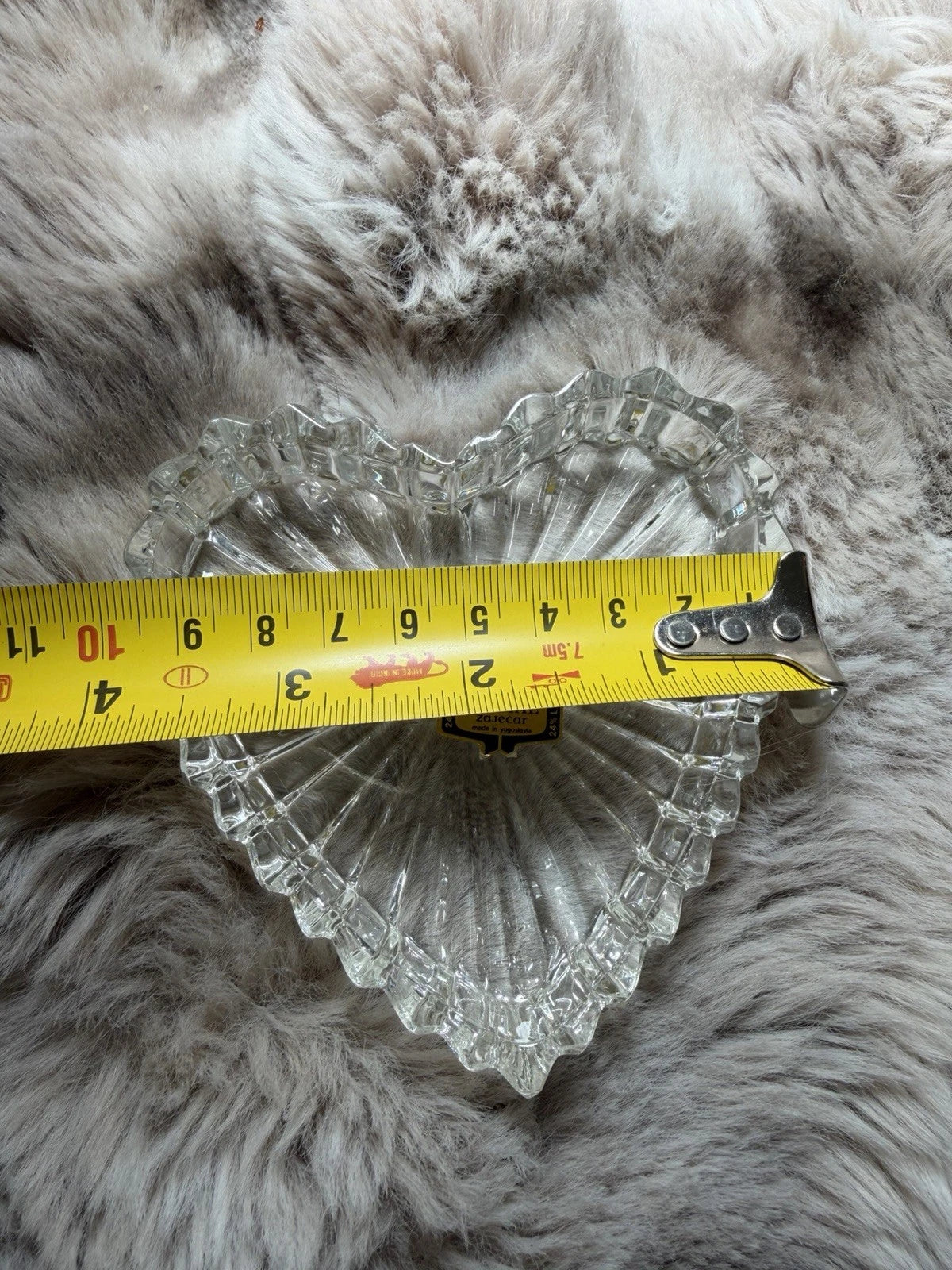 Crystal Heart Trinket Dish with Lid 💎