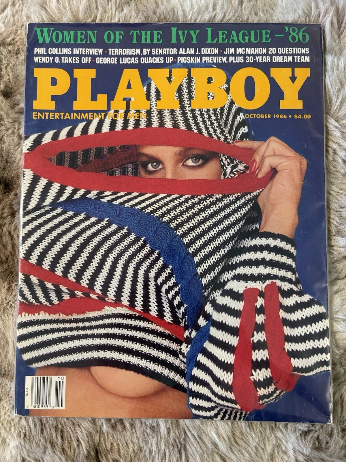 Playboy Magazine October 1986 Women Of Ivy League- Bruce Willis