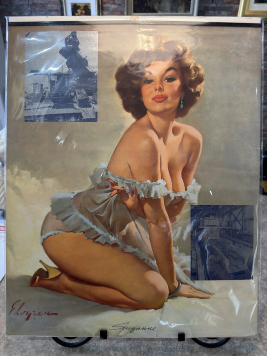 Gil Elvgren “Suzanne” Vintage Pin-Up Art Print