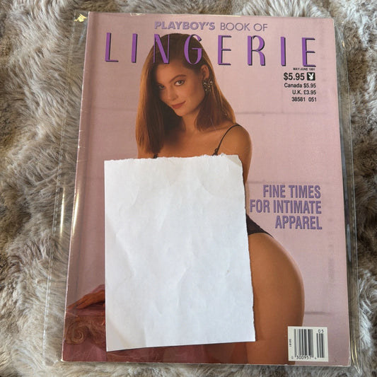 Vintage Playboy's Book of Lingerie May/June 1991