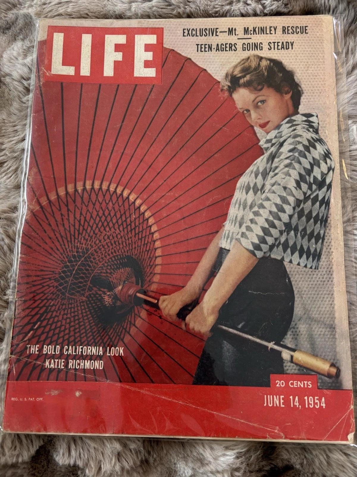 LIFE Magazine June 14 1954 | California Look | Katie Richmond Cover