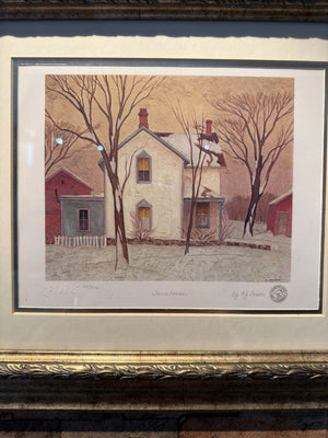 A.J. Casson “Farmhouse” Framed Limited Edition Print 62/8700 Northland Art