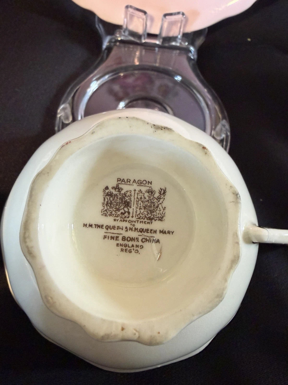 Paragon Fine Bone China Teacup & Saucer Pink Floral England