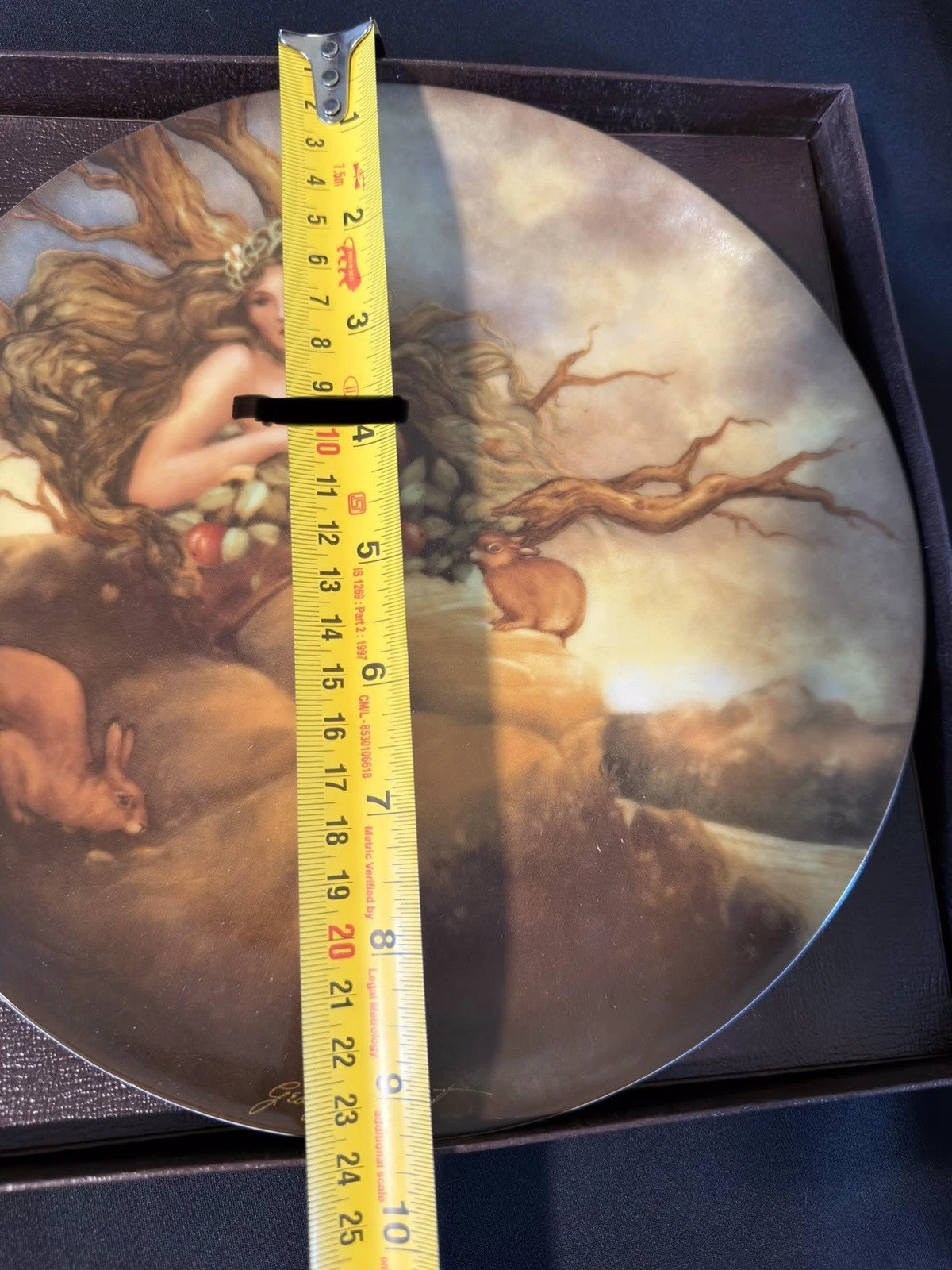 Knowles “Earth” Plate Georgia Lambert 1984 Four Ancient Elements
