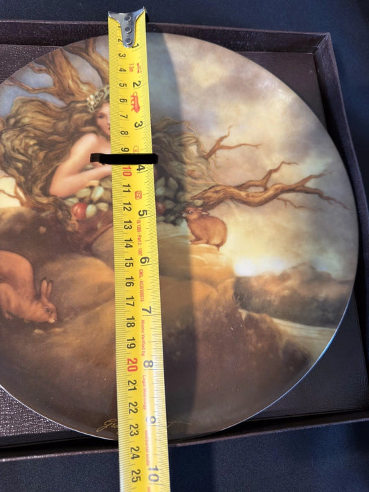 Knowles “Earth” Plate Georgia Lambert 1984 Four Ancient Elements