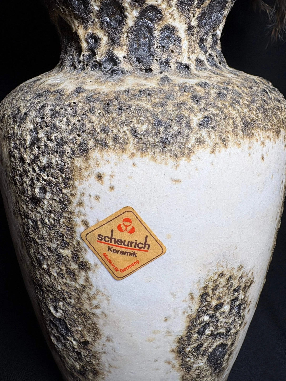 MCM Scheurich Keramik Fat Lava Vase – West Germany