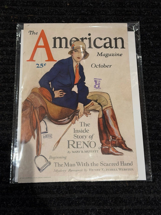 The American Magazine – October Issue – Illustrated Cover