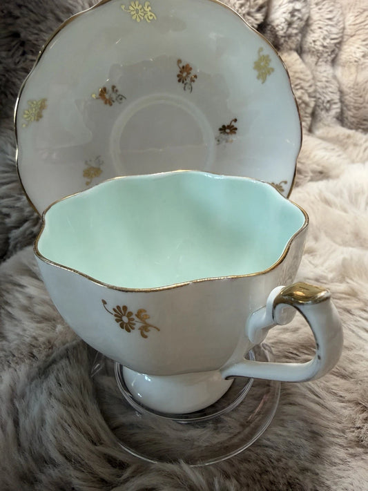Queen Anne Tea Cup And Saucer