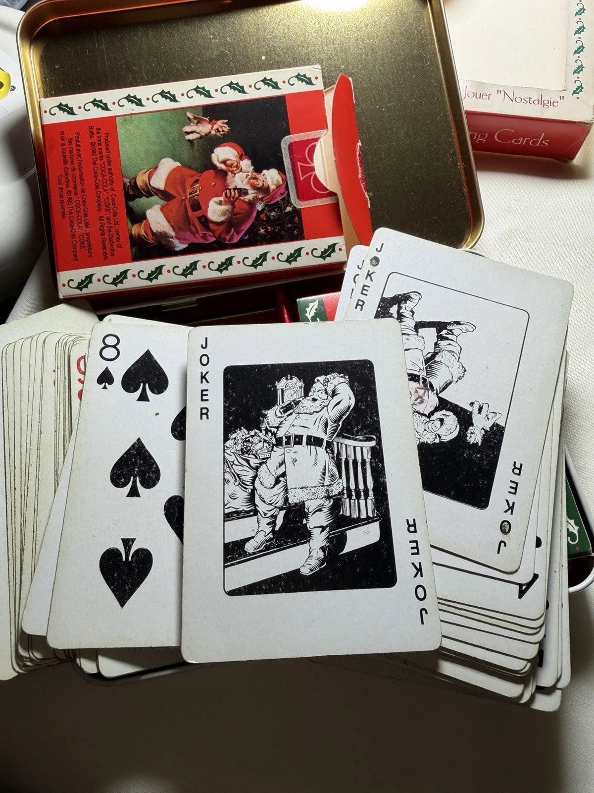 Vintage Coca Cola Playing Cards Nostalgia Limited Edition 1993 Pack Of 2 NOS