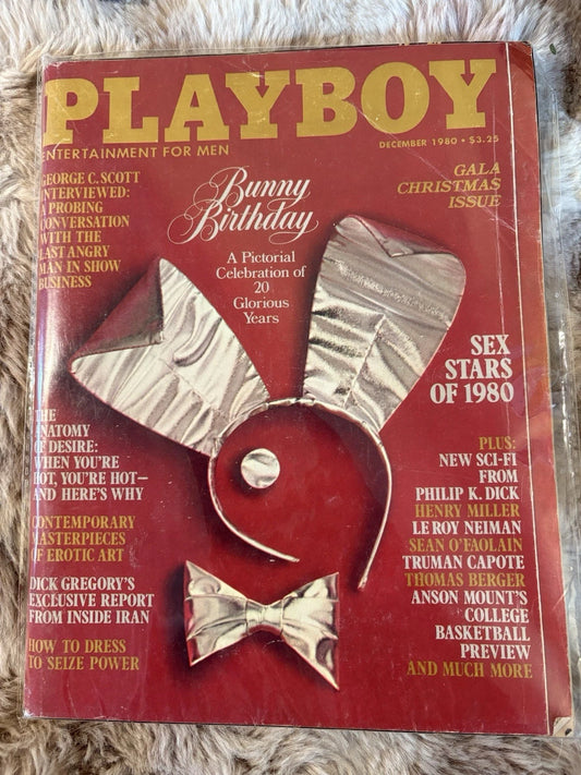 Playboy Magazine December 1980 - Bunny Birthday - Gala Christmas Issue