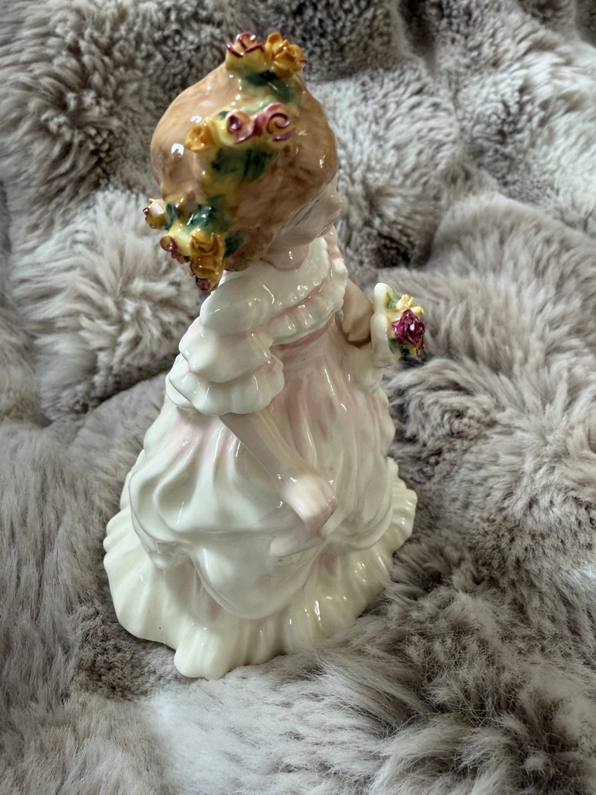 Rare Royal Doulton Flowergirl HN 3479 Exclusive to North America Figurine