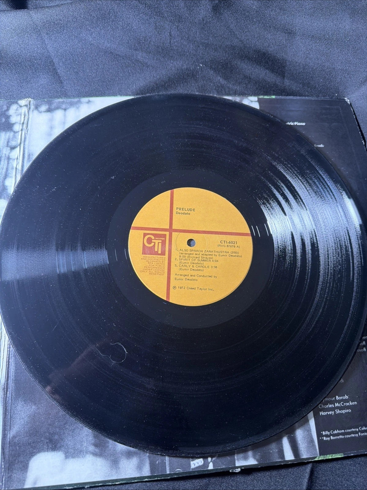Lot of 2 Vinyl LPs – Deodato Prelude & Handel Messiah Selections