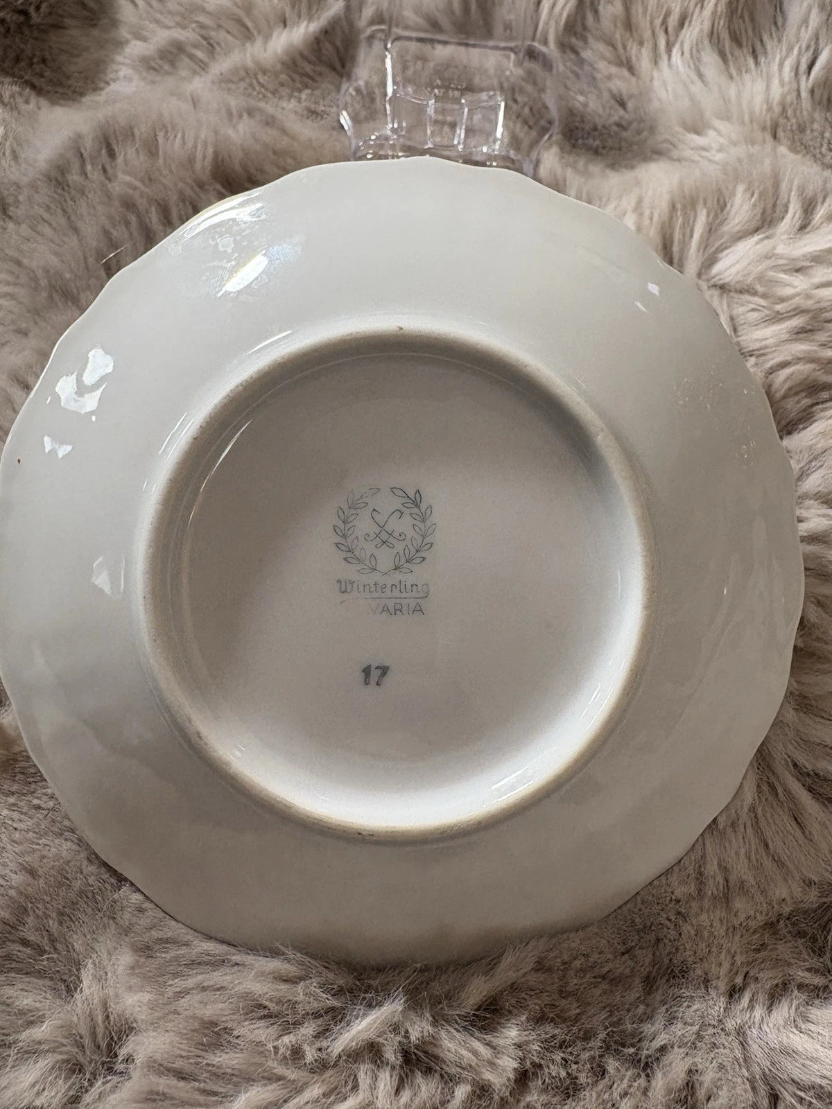 Winterling Bavaria Bone China Teacup And Saucer - Pings - Gold