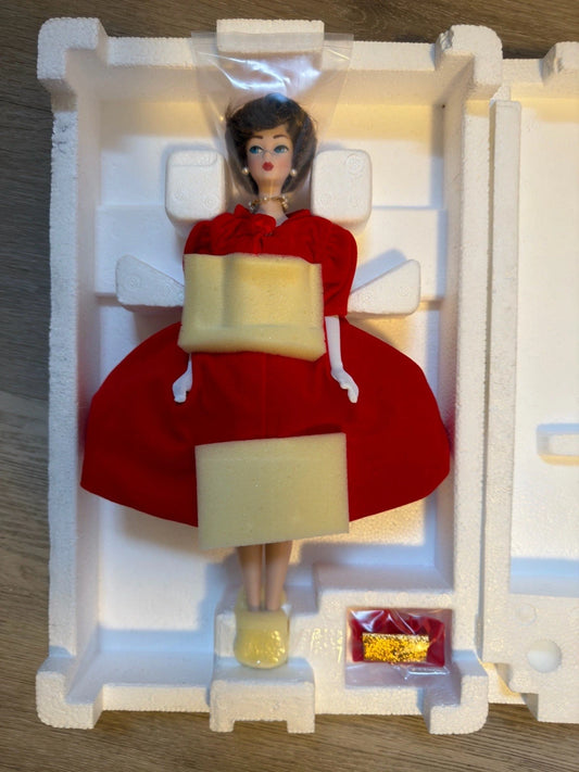 Silken Flame Porcelain Barbie 1962 , NIB, Third in A Series, Limited Edition MC
