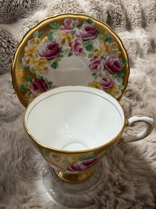 Tuscan china teacup and saucer- Pings